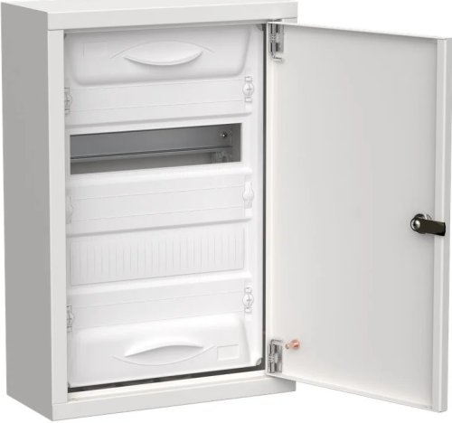 Щит распределительный навесной IEK ЩРн-24 (460х310х140) с замком, бел. IP31 Titan 5 картинка 